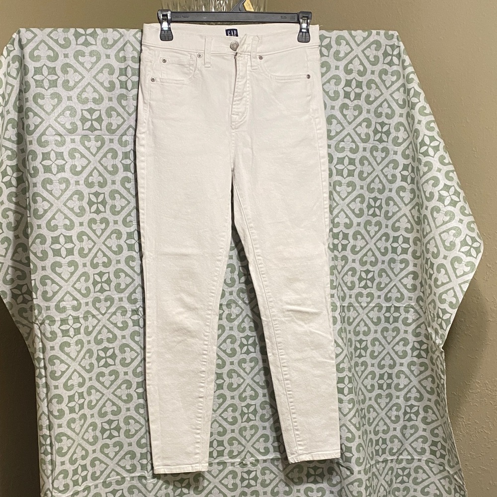 GAP Women's Cream Skinny Jeans